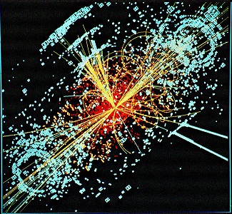 Parçacık çarpışma fotoğrafı